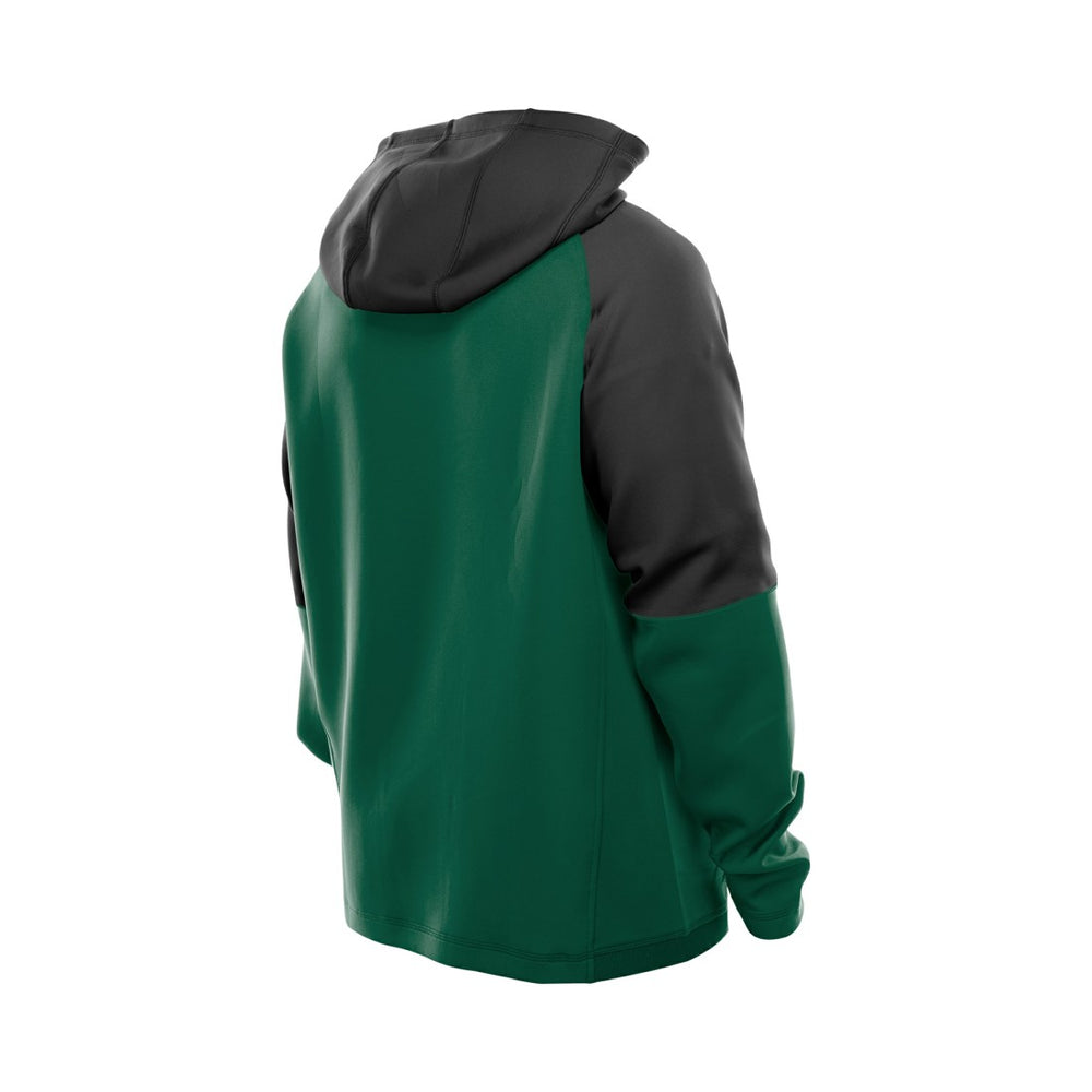 New York Jets New Era Combine Authentic Color Block Raglan Pullover Hoodie Green | NFL