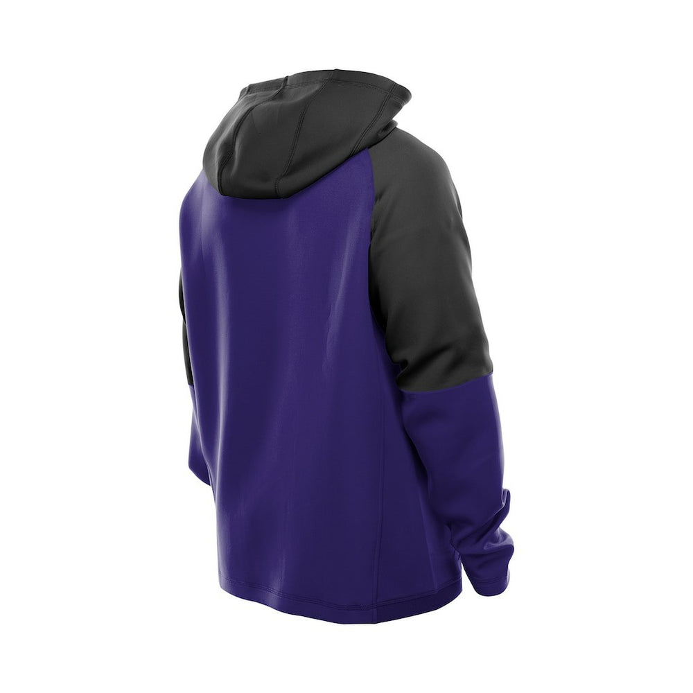 Baltimore Ravens New Era Combine Authentic Color Block Raglan Pullover Hoodie Purple | NFL