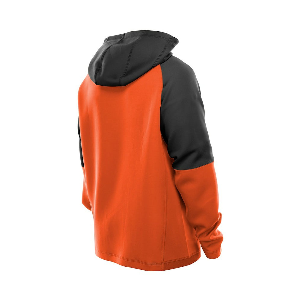 Cincinnati Bengals New Era Combine Authentic Color Block Raglan Pullover Hoodie Orange | NFL