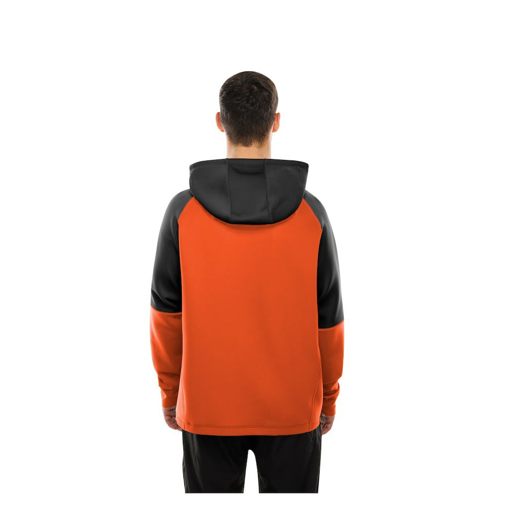 Cincinnati Bengals New Era Combine Authentic Color Block Raglan Pullover Hoodie Orange | NFL