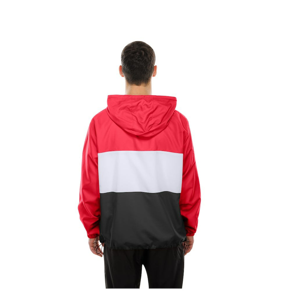 Kansas City Chiefs New Era Ripstop Quarter-Zip Hooded Windbreaker Red | NFL