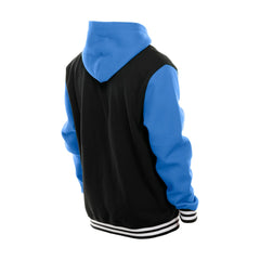 Detroit Lions New Era Full-Snap Fleece Hoodie Jacket Black | NFL