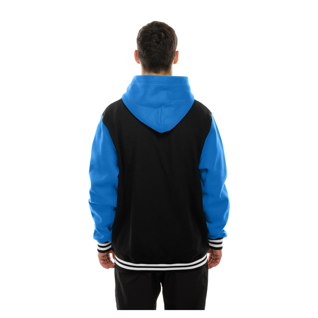 Detroit Lions New Era Full-Snap Fleece Hoodie Jacket Black | NFL