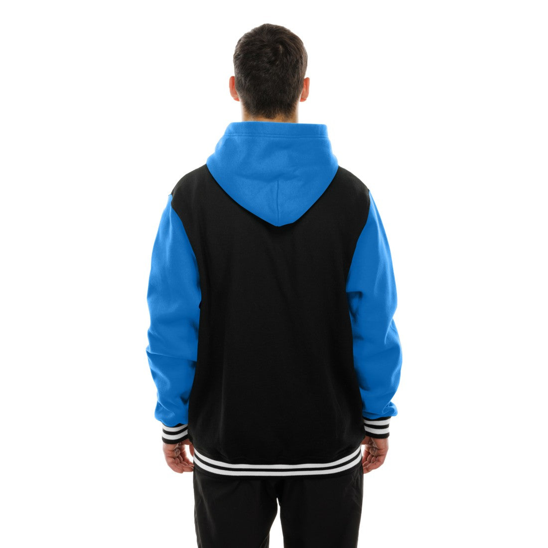 Detroit Lions New Era Full-Snap Fleece Hoodie Jacket Black | NFL