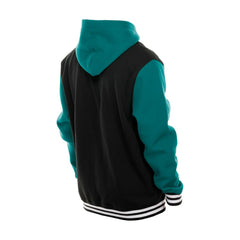 Miami Dolphins New Era Full-Snap Fleece Hoodie Jacket Black | NFL