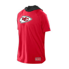 Kansas City Chiefs New Era Combine Authentic Hooded Raglan Short-Sleeve T-Shirt Red | NFL