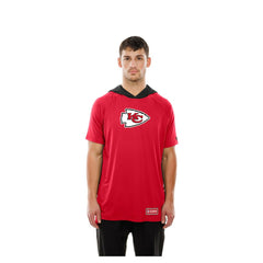 Kansas City Chiefs New Era Combine Authentic Hooded Raglan Short-Sleeve T-Shirt Red | NFL