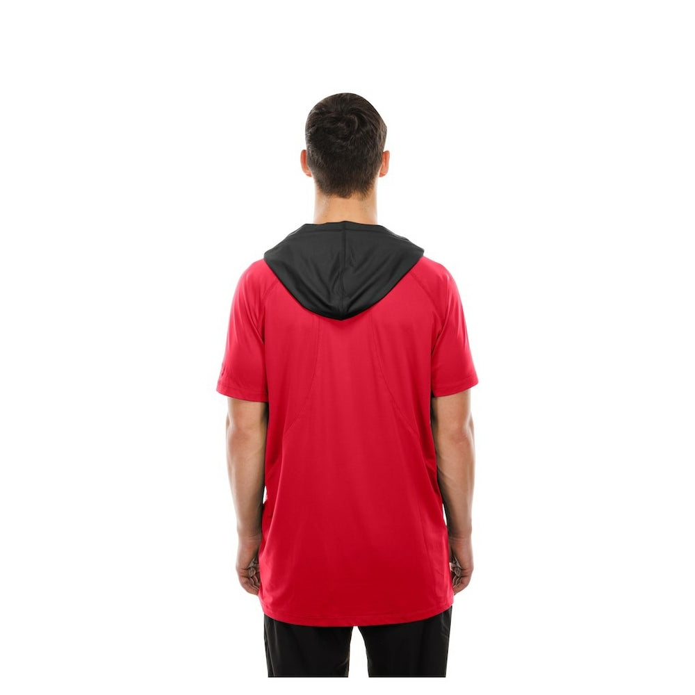 Kansas City Chiefs New Era Combine Authentic Hooded Raglan Short-Sleeve T-Shirt Red | NFL