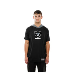 Las Vegas Raiders New Era Combine Authentic Hooded Raglan Short-Sleeve T-Shirt Black | NFL