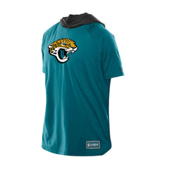 Jacksonville Jaguars New Era Combine Authentic Hooded Raglan Short-Sleeve T-Shirt Teal | NFL