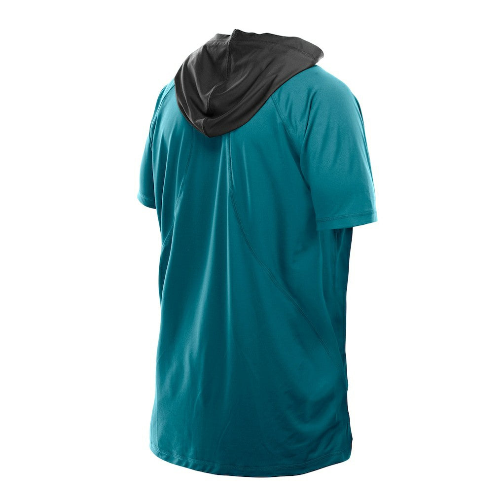 Jacksonville Jaguars New Era Combine Authentic Hooded Raglan Short-Sleeve T-Shirt Teal | NFL