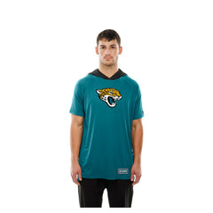 Jacksonville Jaguars New Era Combine Authentic Hooded Raglan Short-Sleeve T-Shirt Teal | NFL