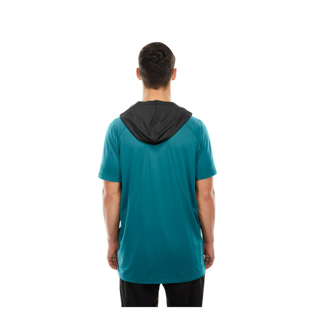 Jacksonville Jaguars New Era Combine Authentic Hooded Raglan Short-Sleeve T-Shirt Teal | NFL