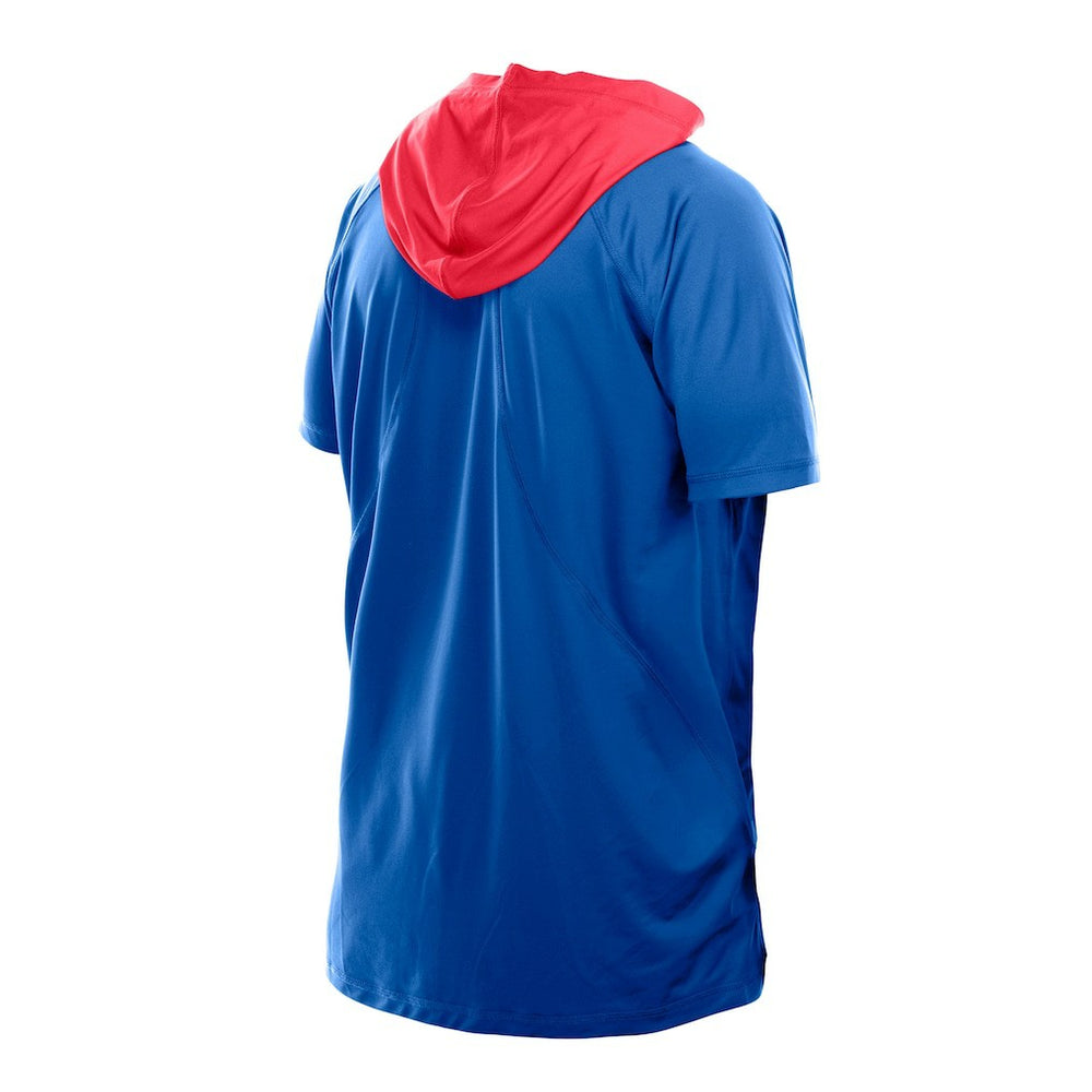 New York Giants New Era Combine Authentic Hooded Raglan Short-Sleeve T-Shirt Royal | NFL