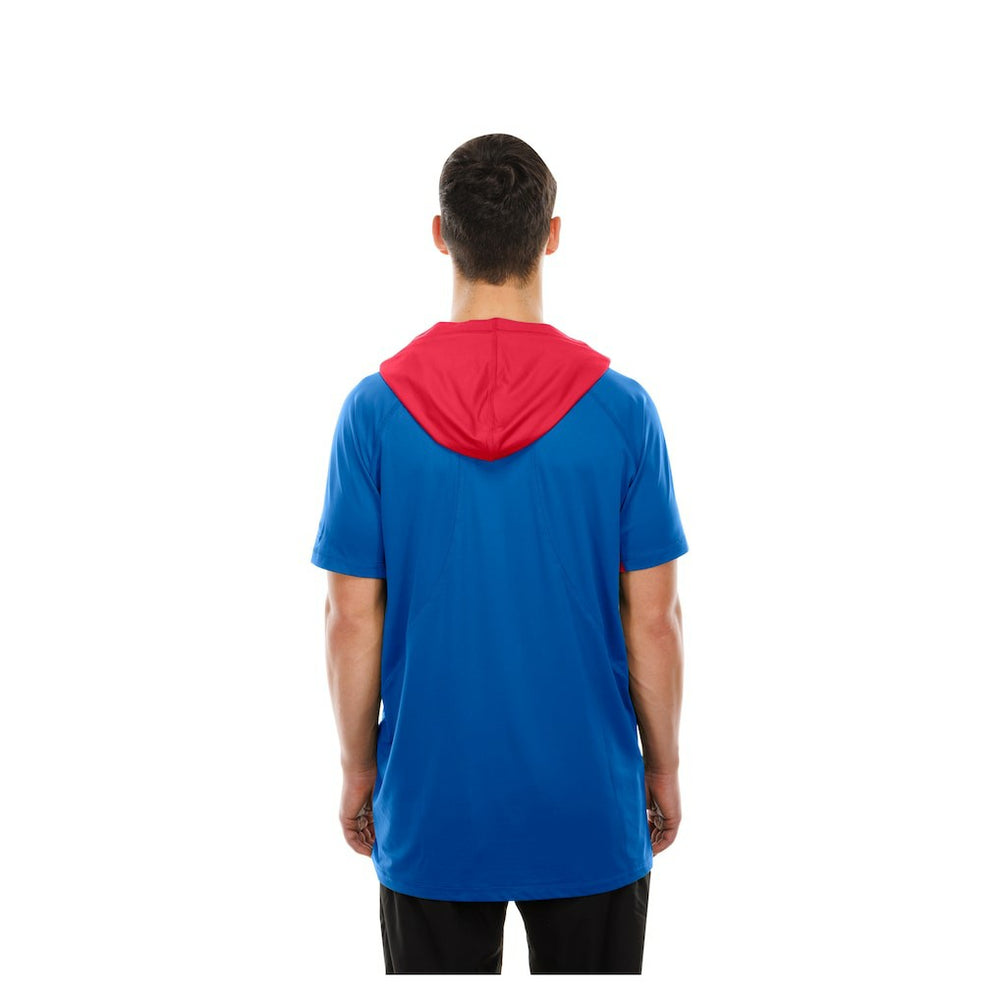 New York Giants New Era Combine Authentic Hooded Raglan Short-Sleeve T-Shirt Royal | NFL
