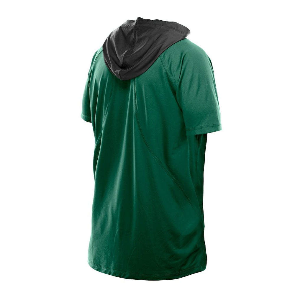 New York Jets New Era Combine Authentic Hooded Raglan Short-Sleeve T-Shirt Green | NFL