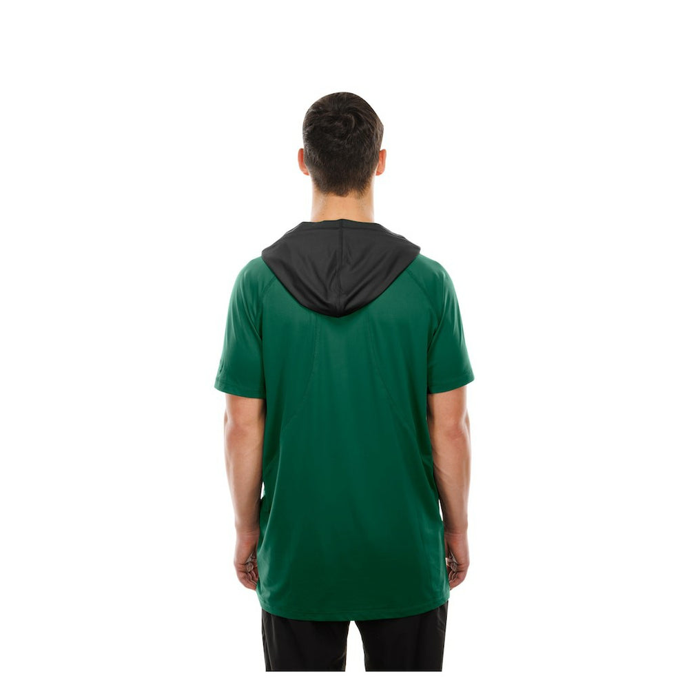 New York Jets New Era Combine Authentic Hooded Raglan Short-Sleeve T-Shirt Green | NFL