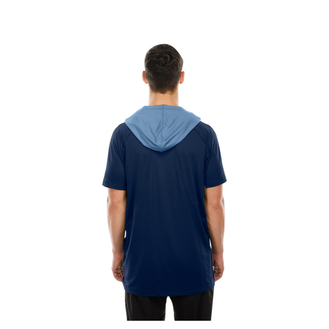 Tennessee Titans New Era Combine Authentic Hooded Raglan Short-Sleeve T-Shirt Navy | NFL