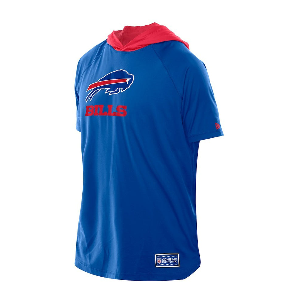 Buffalo Bills New Era Combine Authentic Hooded Raglan Short-Sleeve T-Shirt Royal | NFL