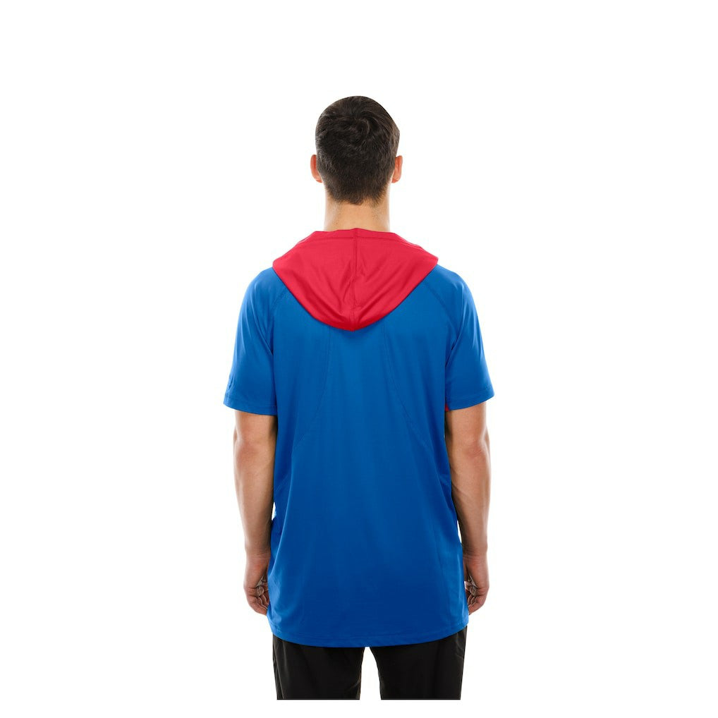 Buffalo Bills New Era Combine Authentic Hooded Raglan Short-Sleeve T-Shirt Royal | NFL