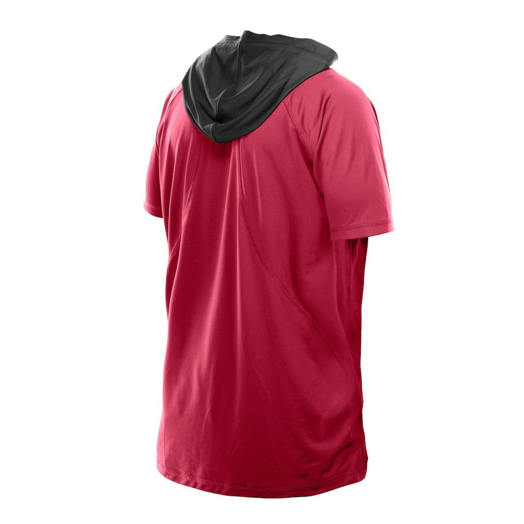 Arizona Cardinals New Era Combine Authentic Hooded Raglan Short-Sleeve T-Shirt Cardinal | NFL