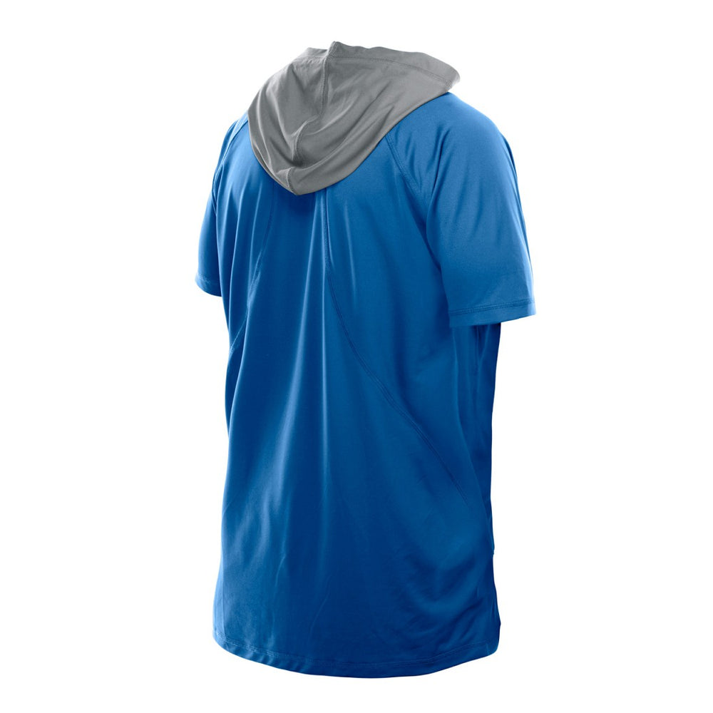 Detroit Lions New Era Combine Authentic Hooded Raglan Short-Sleeve T-Shirt Blue | NFL