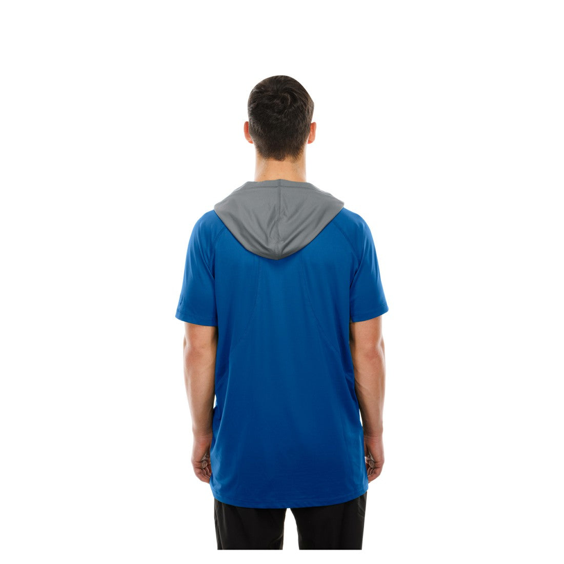Detroit Lions New Era Combine Authentic Hooded Raglan Short-Sleeve T-Shirt Blue | NFL