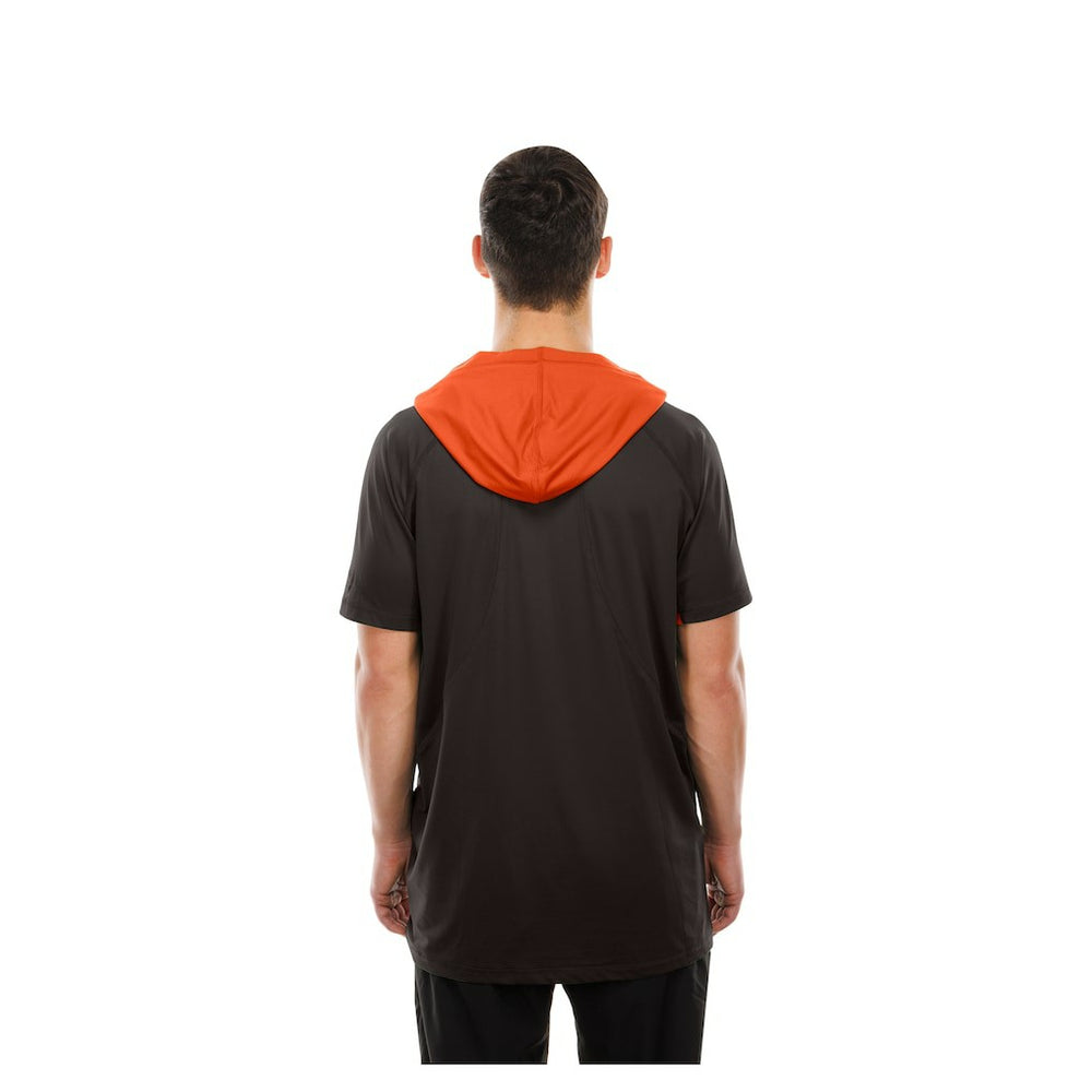 Cleveland Browns New Era Combine Authentic Hooded Raglan Short-Sleeve T-Shirt Brown | NFL