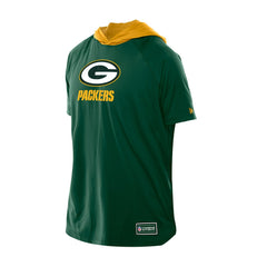 Green Bay Packers New Era Combine Authentic Hooded Raglan Short-Sleeve T-Shirt Green | NFL