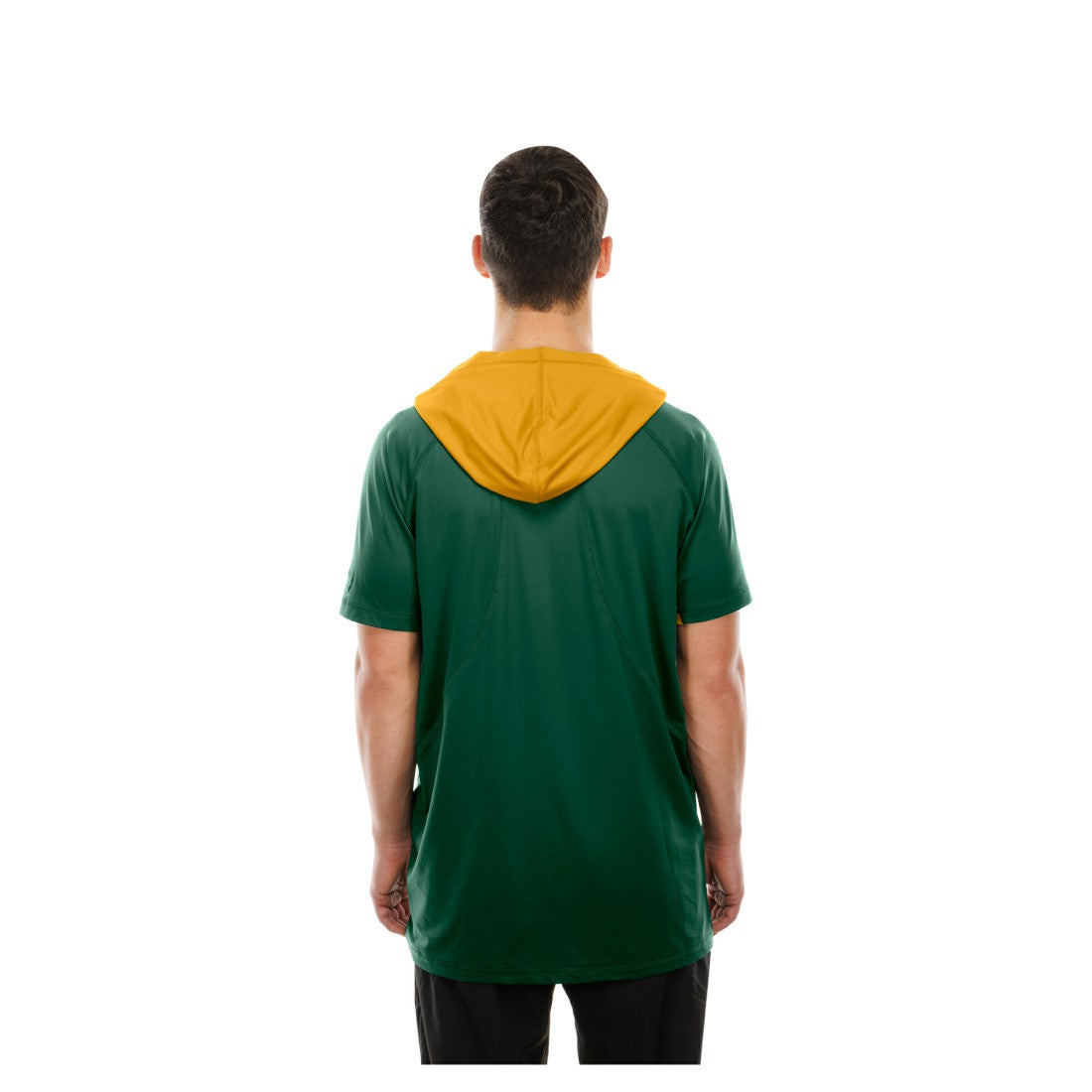 Green Bay Packers New Era Combine Authentic Hooded Raglan Short-Sleeve T-Shirt Green | NFL