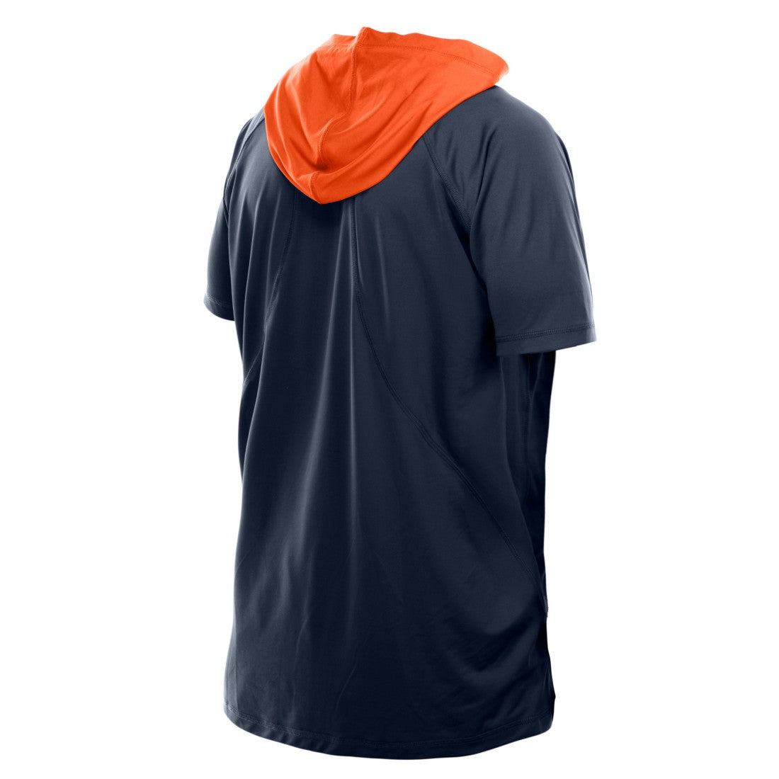 Denver Broncos New Era Combine Authentic Hooded Raglan Short-Sleeve T-Shirt Navy | NFL