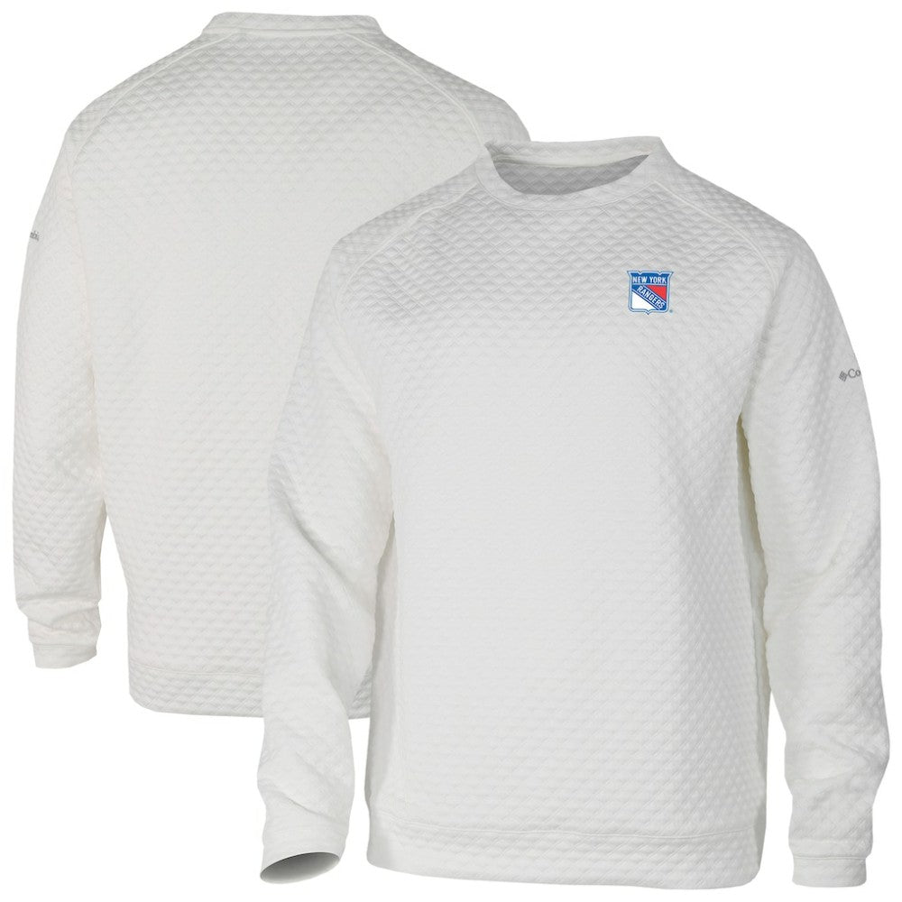 New York Rangers Columbia The Finder Sweatshirt - White - NHL