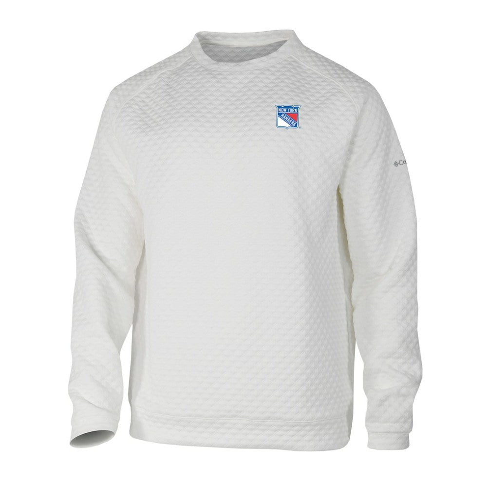 New York Rangers Columbia The Finder Sweatshirt - White - NHL
