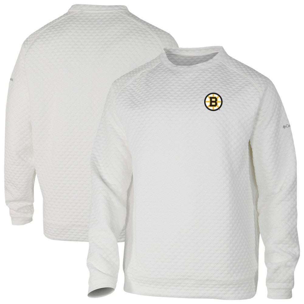 Boston Bruins Columbia The Finder Sweatshirt - White - NHL