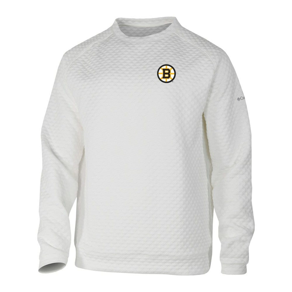 Boston Bruins Columbia The Finder Sweatshirt - White - NHL