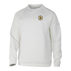 Boston Bruins Columbia The Finder Sweatshirt - White - NHL