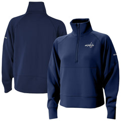 Washington Capitals Columbia Women's Wickhams Hills Raglan Omni-Wick Half-Zip Pullover - Navy - NHL
