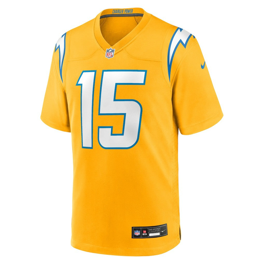 Ladd McConkey Los Angeles Chargers Alternate Charger Power Game Player Jersey Gold | Nike for Sale