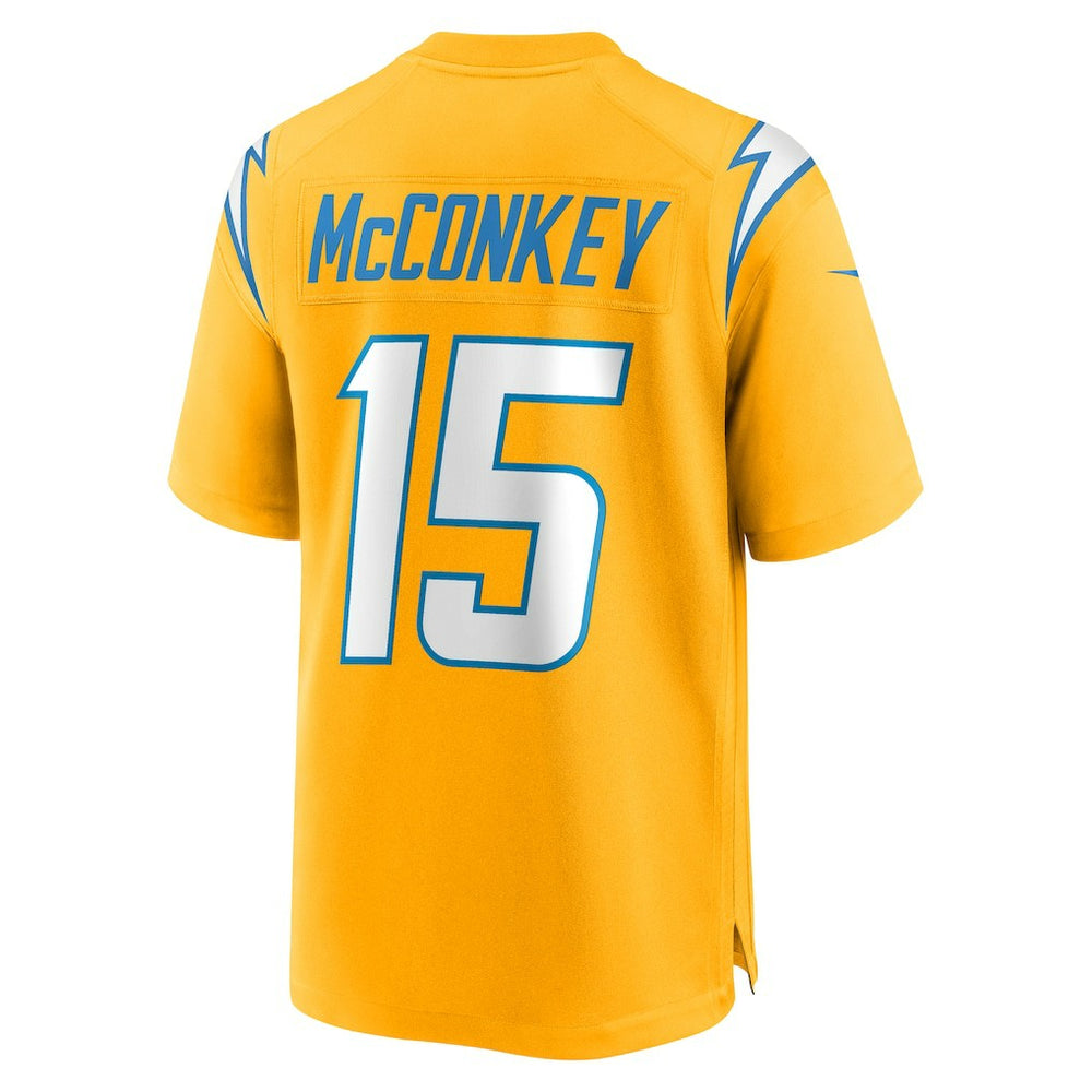Ladd McConkey Los Angeles Chargers Alternate Charger Power Game Player Jersey Gold | Nike for Sale