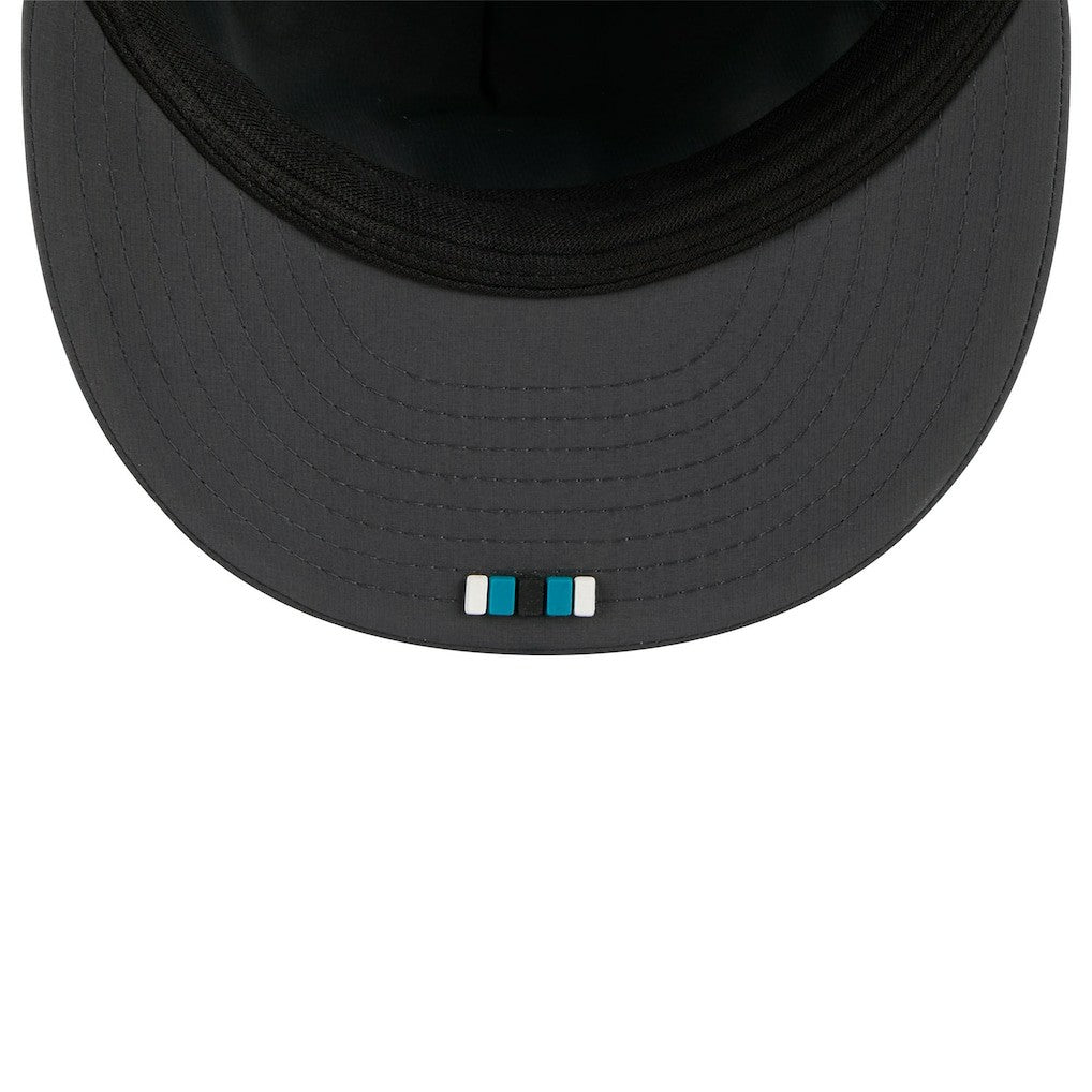 Jacksonville Jaguars New Era 2025 Sideline Cold Weather Retro Crown 59FIFTY Fitted Hat Charcoal | NFL