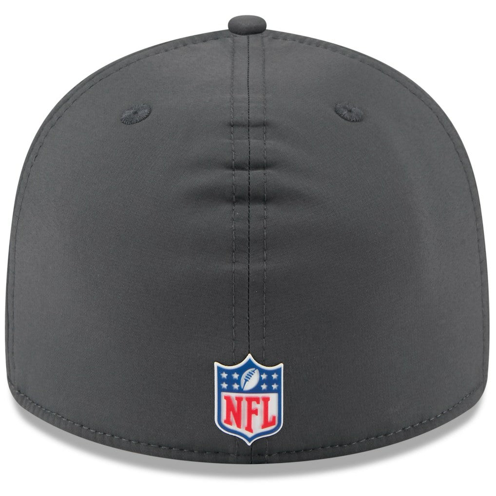 New Orleans Saints New Era 2025 Sideline Cold Weather Retro Crown 59FIFTY Fitted Hat Charcoal | NFL