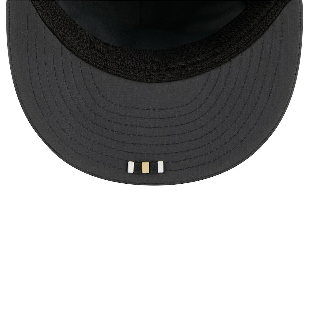 New Orleans Saints New Era 2025 Sideline Cold Weather Retro Crown 59FIFTY Fitted Hat Charcoal | NFL