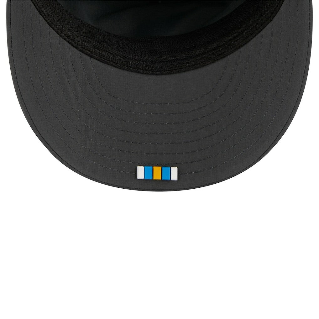 Los Angeles Chargers New Era 2025 Sideline Cold Weather Retro Crown 59FIFTY Fitted Hat Charcoal | NFL