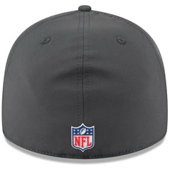 Miami Dolphins New Era 2025 Sideline Cold Weather Retro Crown 59FIFTY Fitted Hat Charcoal | NFL