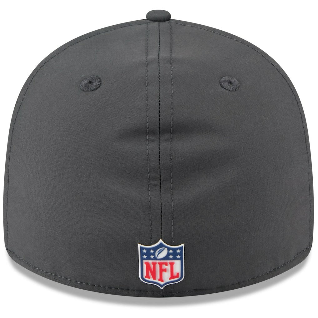 Minnesota Vikings New Era 2025 Sideline Cold Weather Retro Crown 59FIFTY Fitted Hat Charcoal | NFL