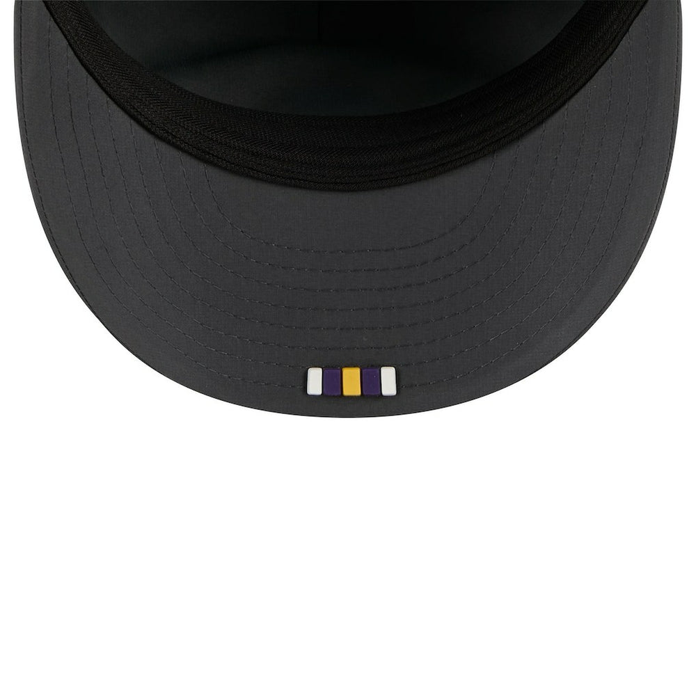 Minnesota Vikings New Era 2025 Sideline Cold Weather Retro Crown 59FIFTY Fitted Hat Charcoal | NFL