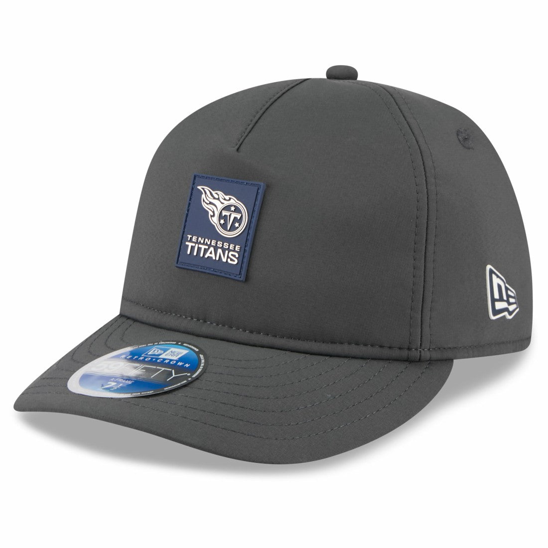 Tennessee Titans New Era 2025 Sideline Cold Weather Retro Crown 59FIFTY Fitted Hat Charcoal | NFL