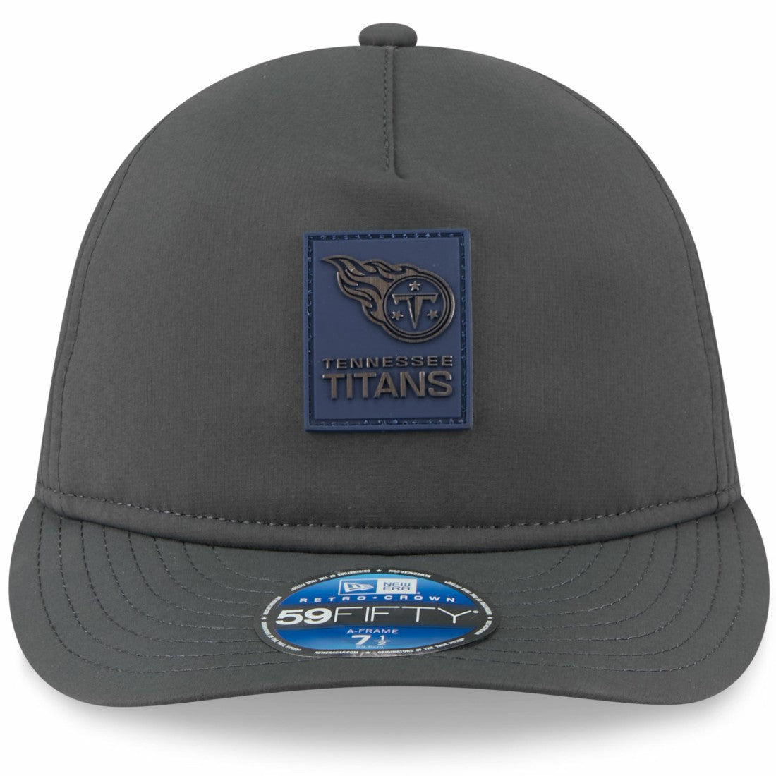 Tennessee Titans New Era 2025 Sideline Cold Weather Retro Crown 59FIFTY Fitted Hat Charcoal | NFL