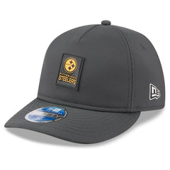 Pittsburgh Steelers New Era 2025 Sideline Cold Weather Retro Crown 59FIFTY Fitted Hat Charcoal | NFL