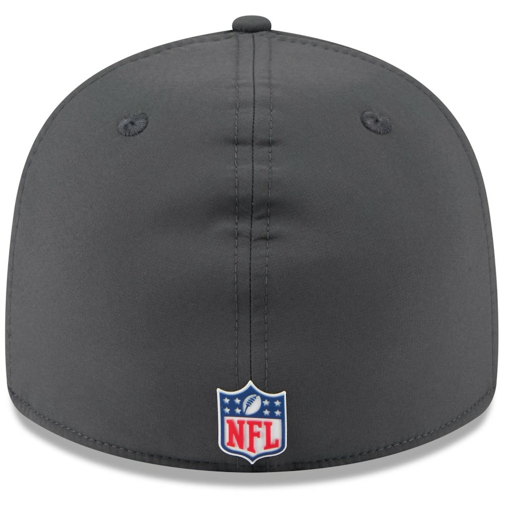 Pittsburgh Steelers New Era 2025 Sideline Cold Weather Retro Crown 59FIFTY Fitted Hat Charcoal | NFL